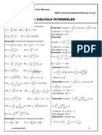 Calcul Integral Serie D Exercices 1 2