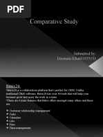 Comparative Study: Submitted By: Harmain Khalil1925151