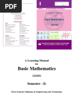 Basic Mathematics (22103) : A Learning Manual