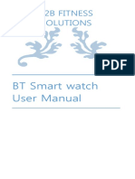 Smartwatch User Manual