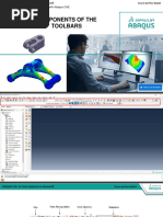 Components of The Toolbars: Section: The Basics of Interacting With Abaqus CAE