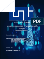 Informe de Laboratorio de Química