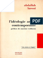 Abdallah Laroui - L'Idéologie Arabe Contemporaine-Maspero, 1967