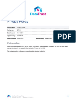 DataTrust's Privacy Policy Guide