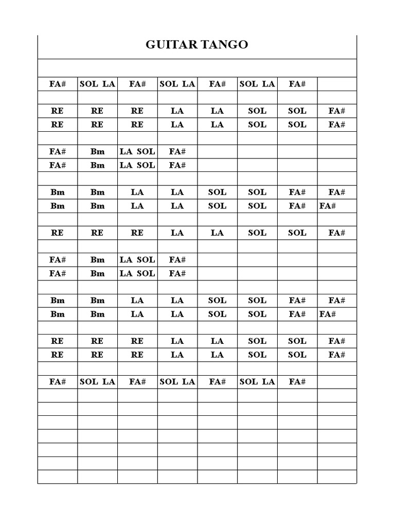 Guitar Tango | PDF