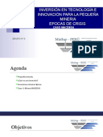 OPORTUNIDADES DE INVERSIÓN E INNOVACION TECNOLOGICA EN PEQUEÑA MINERAI EN  EPOCAS DE CRISIS (1)