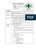 8.1.2.2 SOP PEMERIKSAAN GOLONGAN DARAH