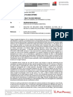 INFORME #000370-2020-DPI/MC: San Borja, 11 de Diciembre Del 2020