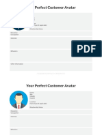 Customer Avatar Worksheets