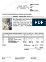 Deviz Oferta 10806 Din 25 Martie 2021 Obloane Rezistente La Foc Ei120