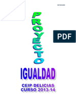 Proyecto igualdad Delicias 2013 14