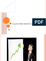 Value For Money Analysis