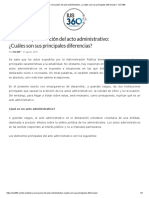 La Nulidad y Revocación Del Acto Administrativo - ¿Cuáles Son Sus Principales Diferencias - IUS 360