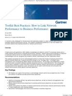 Toolkit Best Practices - How To Link Network Performance To Bu