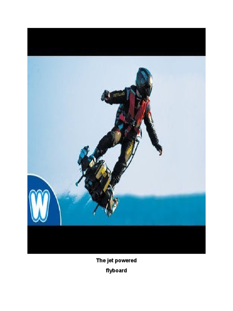 Jet-Powered Flyboard Overview | PDF | Aviation | Vehicles