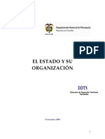 El Estado y su organización