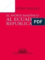 El Aporte Masónico Al Ecuador Republicano - Jorge Núñez Sánchez