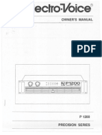 P 1200 Owners Manual