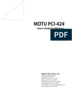 PCI-424 User Guide Win