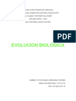Evolucion Biológica Victor Hernández 4to B