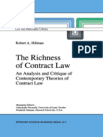 Hillman1997 Book TheRichnessOfContractLaw