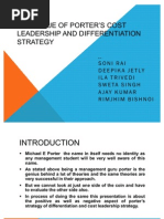 Download A CRITIQUE OF PORTERS LEADERSHIP AND DIFFERENTIATION STRATEGY by Leo Rimjhim Bishnoi SN51190239 doc pdf