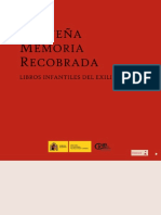Pequeña Memoria Recobrada - Catálogo - Ministerio de Educación 2008