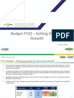 Budget FY22 - Setting The Stage For Growth: June 12, 2021