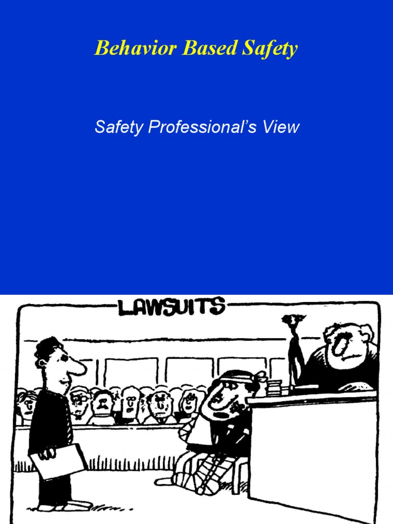 Behavior Based Safety: Safety Professional's View | PDF | Reinforcement ...