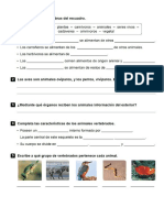 Examen Unidad 4 Ciencias Naturales