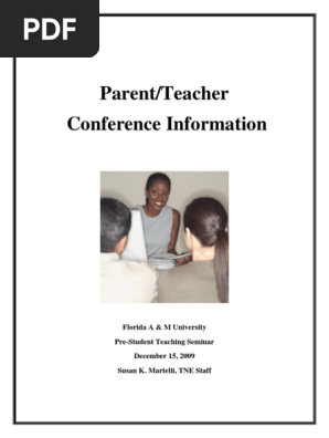 Parent Teacher Conference Info for Interns number 7