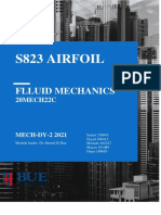 S823 Airfoil: Flluid Mechanics D Mechanics