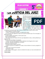 Ficha La Justicia Del Juez para Quinto de Primaria Final