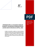Aproximación a La Violencia Familiar Durante Las Medidas Epidemiológicas (Covid-19) en Chihuahua Capital, 2020 (1)