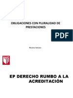 SESION 09 - OBLIGACIONES CON PRURALIDAD DE PRESTACIONES