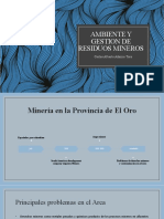 Ambiente y Gestion de Residuos Mineros - Añazco