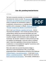 Os princípios do poskeynesianismo