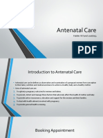 Antenatal Care: Haider Ali Syed 2016/053