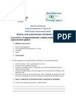 Roteiro Experimental PRP Efeito Estufa e Aquecimento Global 1