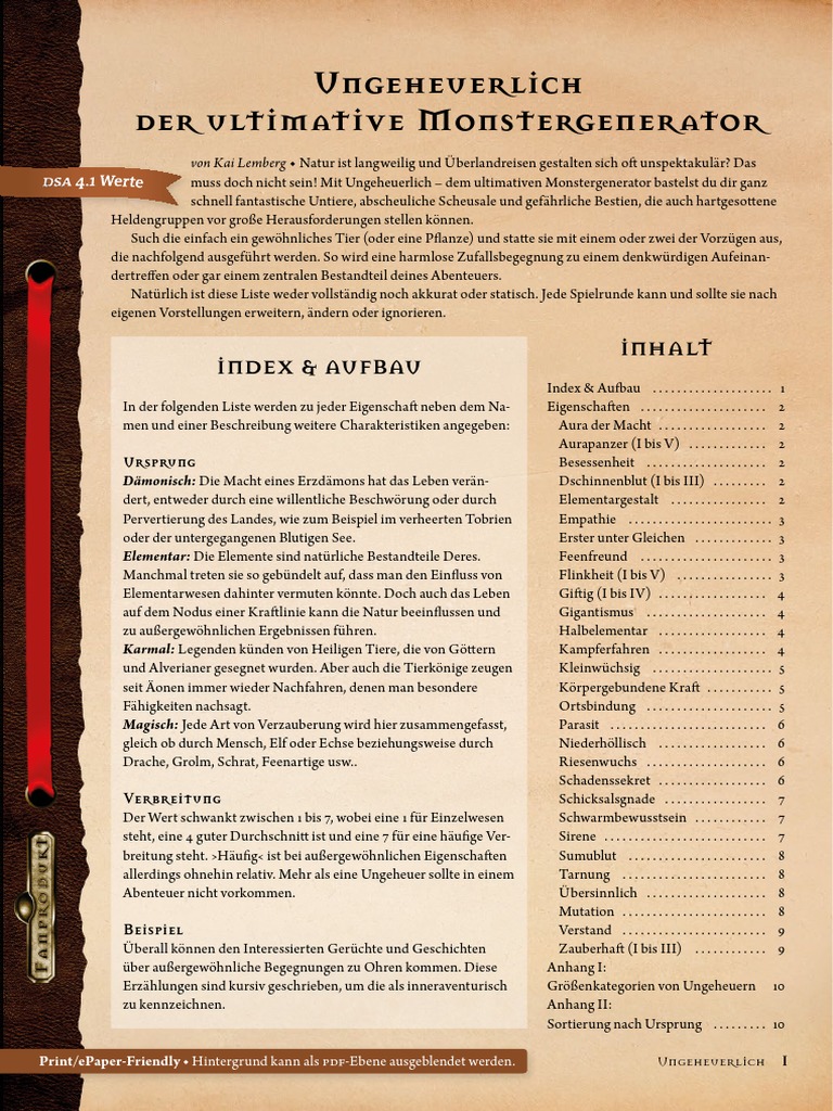 DSA4Ungeheuerlich Guide PDF