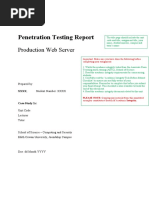 EXAMPLE-Penetration Testing Report v.1.0 | PDF | Transport Layer ...