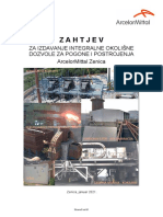 ArcelorMittal Zenica-Zahtjev Za Okolinskom Dozvolom-25!01!21