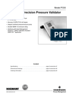 Model P330 Precision Pressure Validator