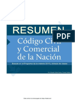 Resumen Nuevo Codigo Civil y Comercial 2015