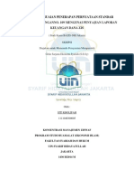 Analisis Kesesuaian Penerapan Pernyataan Standar Akuntansi Keuanganno. 109 Mengenai Penyajian Laporan Keuangan Dana Zis