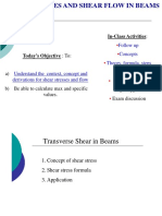 Lec 09 - Shear Stresses and Shear Flow in Beams