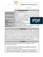 Resumen Analitico Especializado - RAE