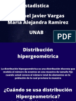 Distribución Hipergeometrica