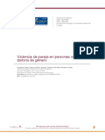 Violencia de Pareja en Personas Con Disforia de Género