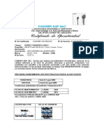 Certificado Coinser Aqp Sac